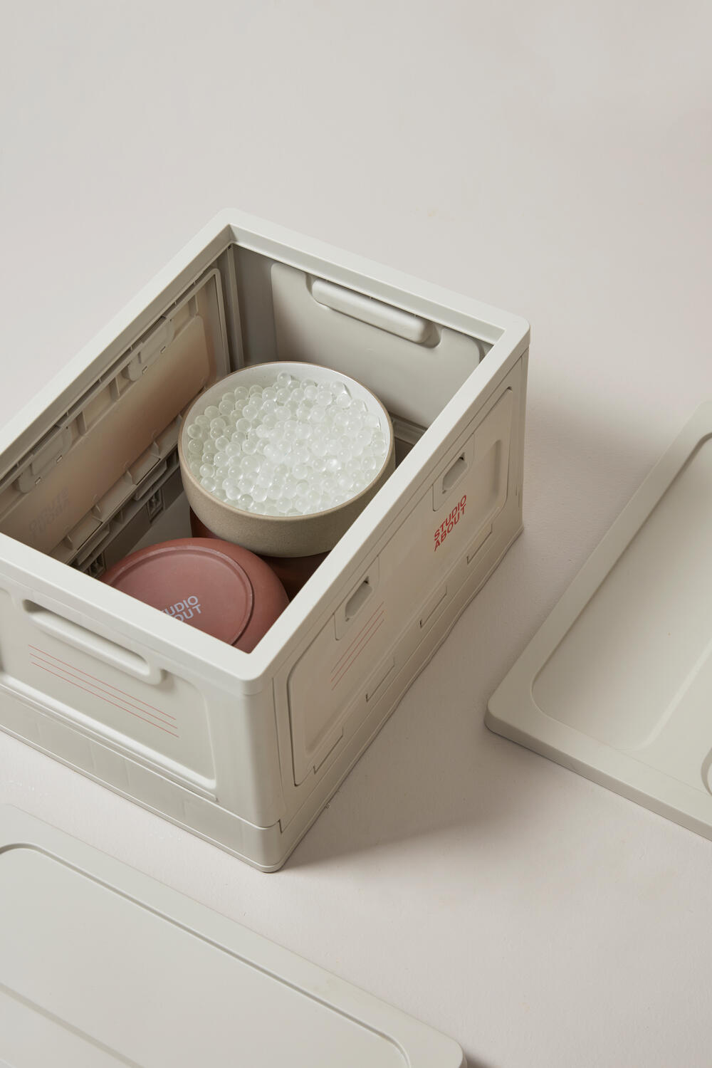 Boks, lille - light grey